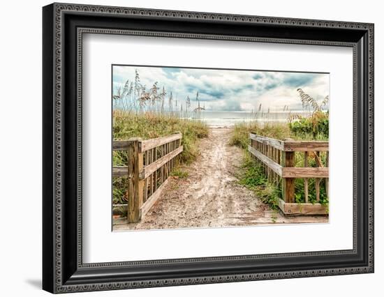 Seaside Destination-Mary Lou Johnson-Framed Photo