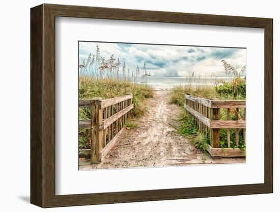 Seaside Destination-Mary Lou Johnson-Framed Photo