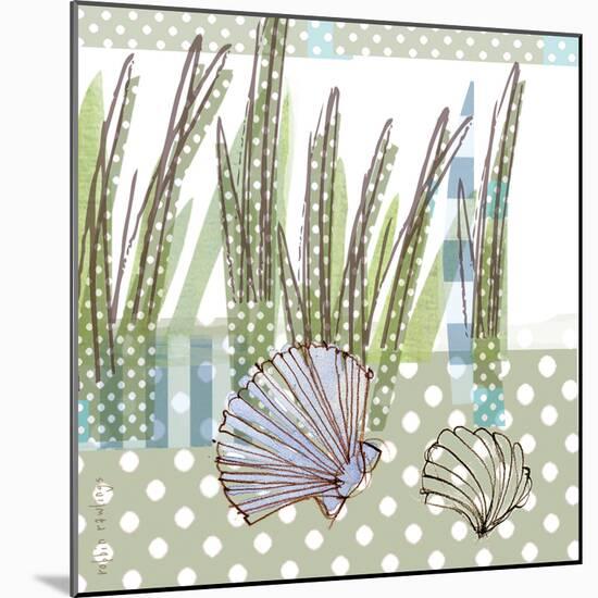 Seaside Dot - Scallop-Robbin Rawlings-Mounted Art Print