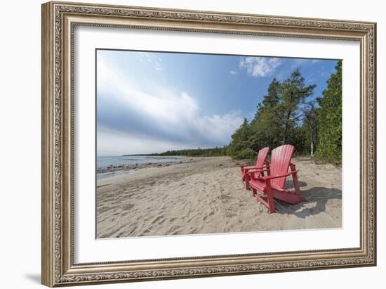 Seaside Duet - Vista-Mike Toy-Framed Giclee Print