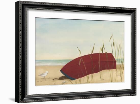 Seaside Dunes II-Erica J. Vess-Framed Art Print