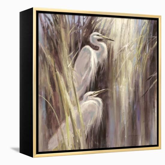 Seaside Egrets-Brent Heighton-Framed Stretched Canvas