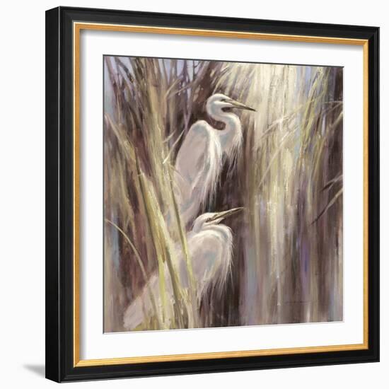 Seaside Egrets-Brent Heighton-Framed Art Print