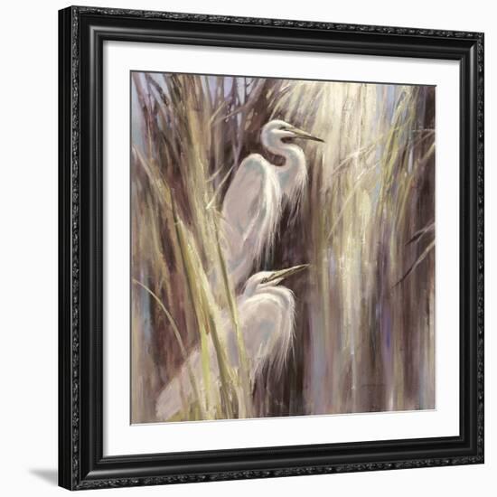 Seaside Egrets-Brent Heighton-Framed Giclee Print