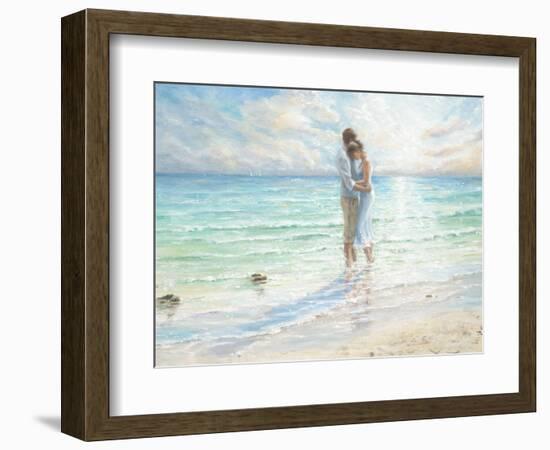 Seaside Embrace-Karen Wallis-Framed Art Print