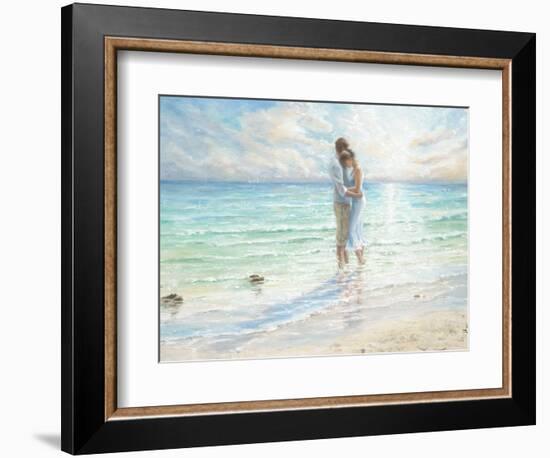 Seaside Embrace-Karen Wallis-Framed Art Print