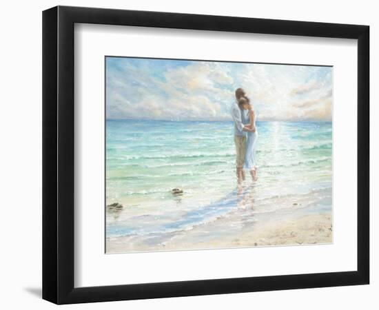 Seaside Embrace-Karen Wallis-Framed Art Print