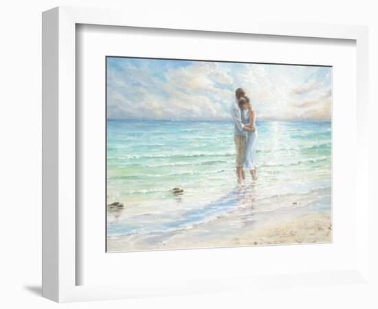 Seaside Embrace-Karen Wallis-Framed Art Print