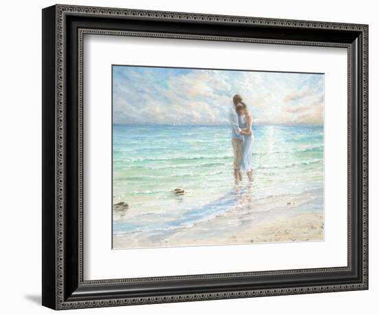 Seaside Embrace-Karen Wallis-Framed Art Print