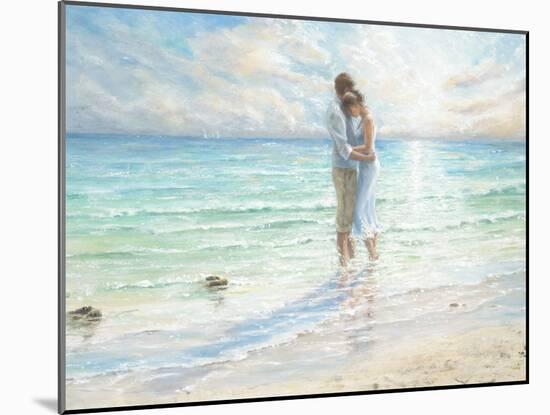 Seaside Embrace-Karen Wallis-Mounted Art Print