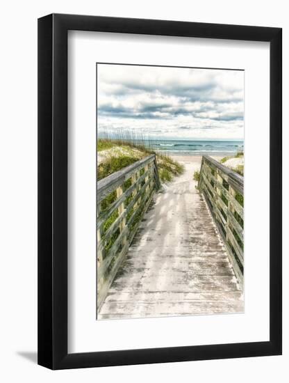 Seaside Entry-Mary Lou Johnson-Framed Art Print