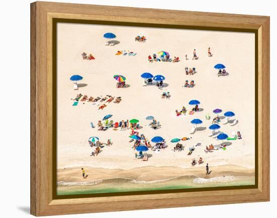 Seaside Escape-Mary Lou Johnson-Framed Stretched Canvas