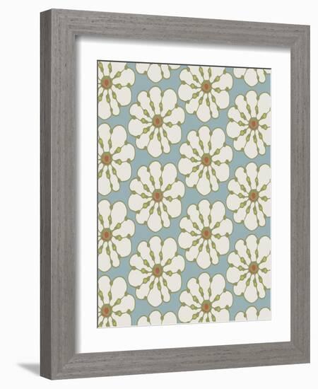 Seaside Floral-Joanne Paynter Design-Framed Giclee Print