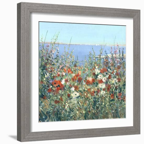 Seaside Garden I-Tim OToole-Framed Art Print