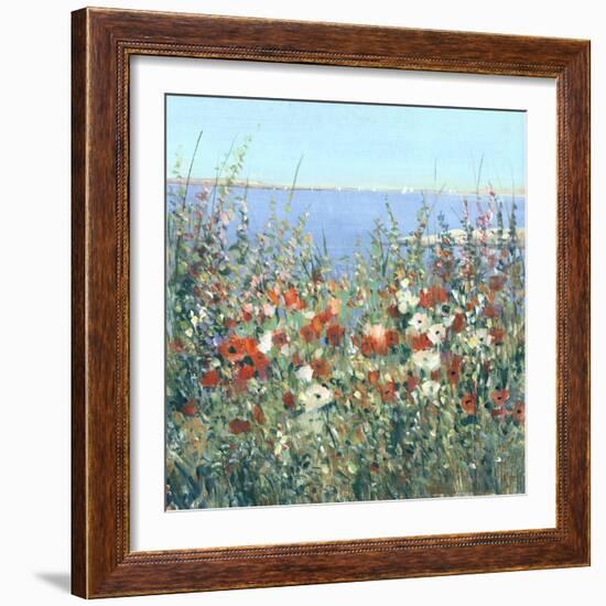 Seaside Garden I-Tim OToole-Framed Art Print