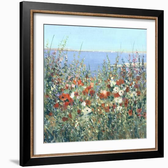 Seaside Garden I-Tim OToole-Framed Art Print