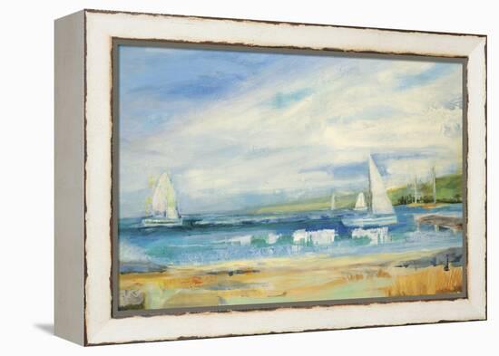 Seaside Harbor I-Jill Martin-Framed Stretched Canvas