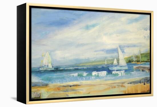 Seaside Harbor I-Jill Martin-Framed Stretched Canvas