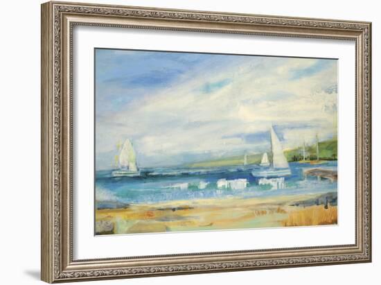 Seaside Harbor I-Jill Martin-Framed Art Print