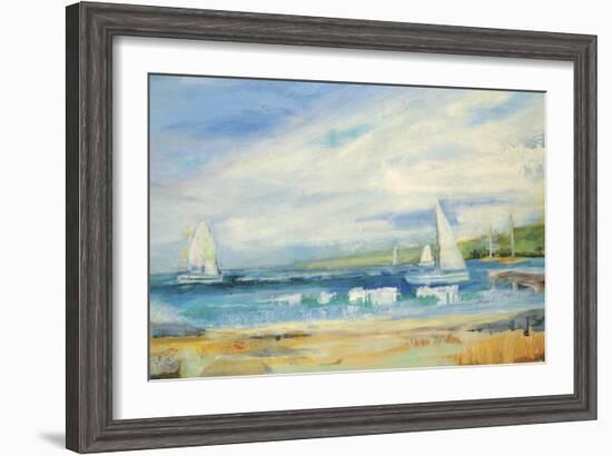 Seaside Harbor I-Jill Martin-Framed Art Print