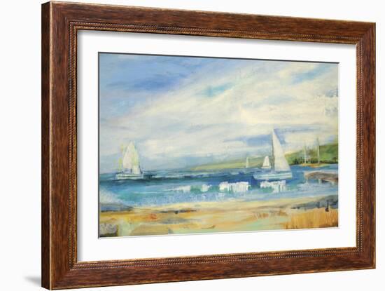 Seaside Harbor I-Jill Martin-Framed Art Print
