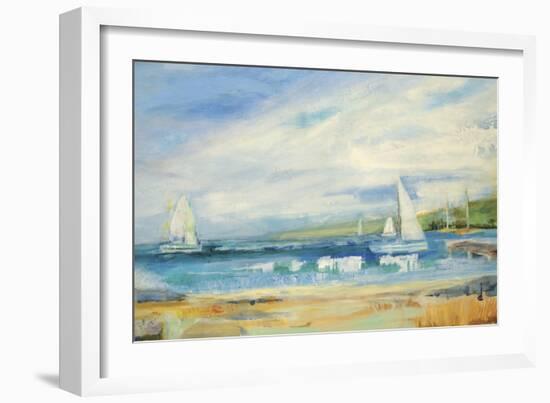 Seaside Harbor I-Jill Martin-Framed Art Print