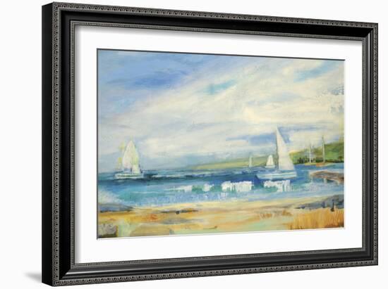 Seaside Harbor I-Jill Martin-Framed Art Print