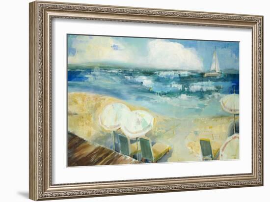 Seaside Harbor I-Jill Martin-Framed Art Print