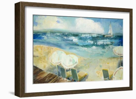 Seaside Harbor I-Jill Martin-Framed Art Print