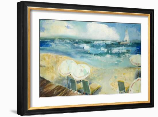 Seaside Harbor I-Jill Martin-Framed Art Print