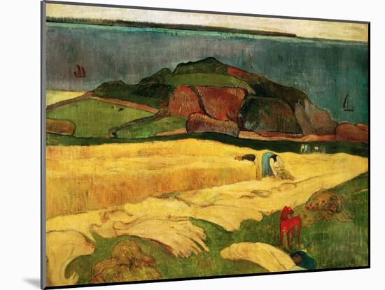 Seaside Harvest, 1890-Paul Gauguin-Mounted Giclee Print