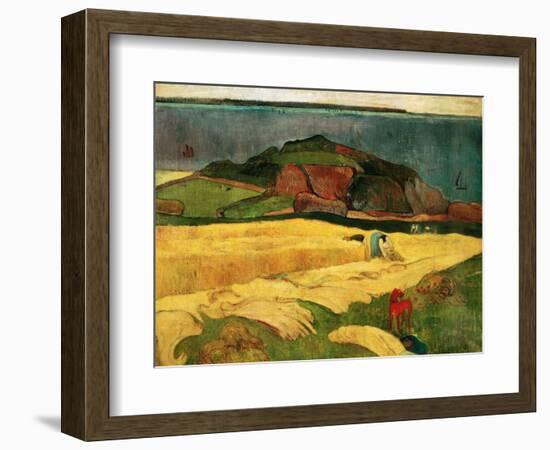 Seaside Harvest, 1890-Paul Gauguin-Framed Giclee Print