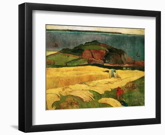 Seaside Harvest, 1890-Paul Gauguin-Framed Giclee Print