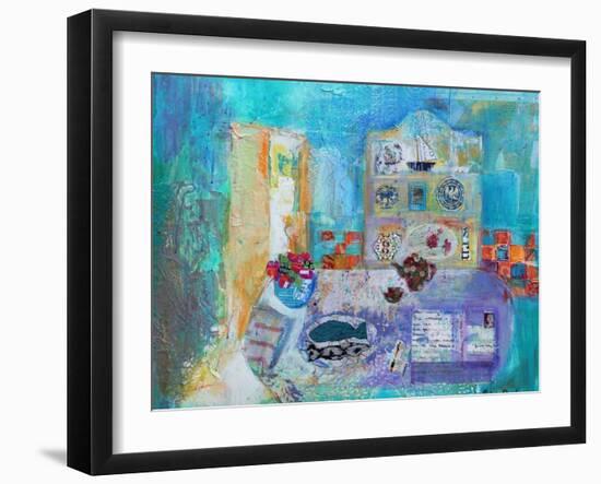 Seaside Kitchen-Sylvia Paul-Framed Giclee Print