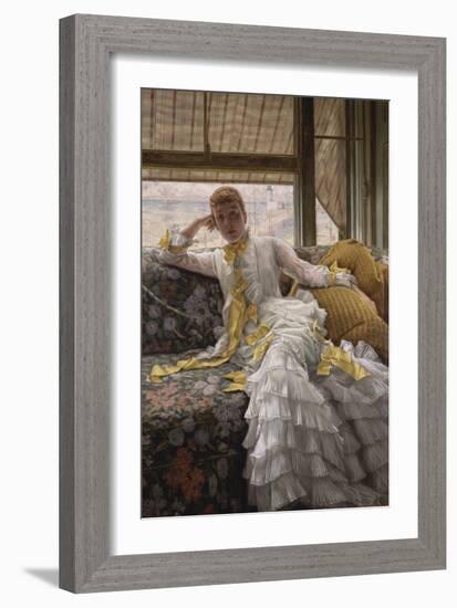 Seaside; La Reverie-James Tissot-Framed Giclee Print