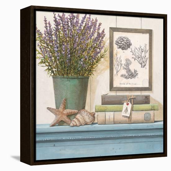 Seaside Lavender-Arnie Fisk-Framed Stretched Canvas