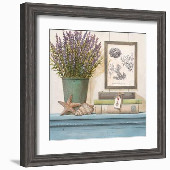 Seaside Lavender-Arnie Fisk-Framed Art Print