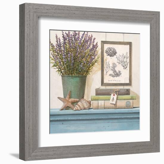 Seaside Lavender-Arnie Fisk-Framed Art Print