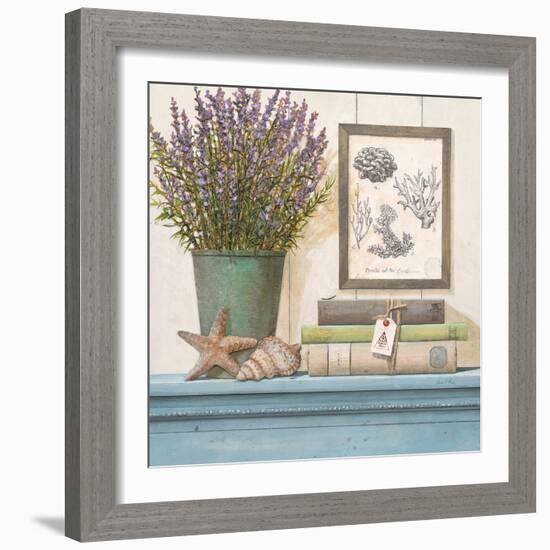 Seaside Lavender-Arnie Fisk-Framed Art Print