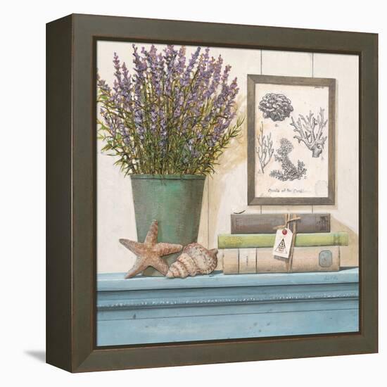 Seaside Lavender-Arnie Fisk-Framed Stretched Canvas