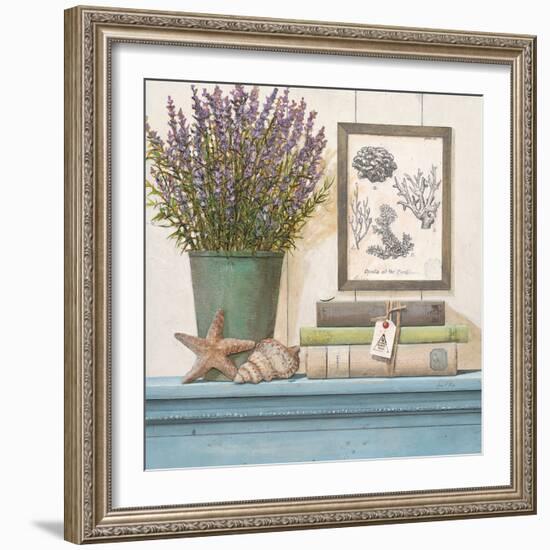 Seaside Lavender-Arnie Fisk-Framed Art Print