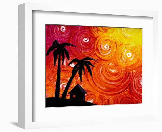 Seaside Lights-Cindy Thornton-Framed Art Print