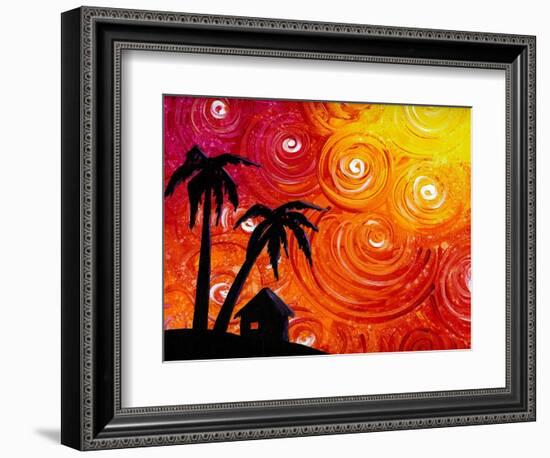 Seaside Lights-Cindy Thornton-Framed Art Print