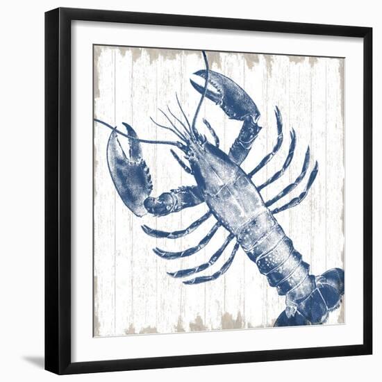 Seaside Lobster-Sparx Studio-Framed Art Print