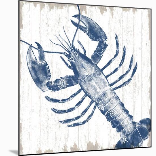 Seaside Lobster-Sparx Studio-Mounted Art Print