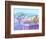 Seaside Market Landscape-April Hartmann-Framed Giclee Print