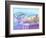 Seaside Market Landscape-April Hartmann-Framed Giclee Print