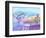 Seaside Market Landscape-April Hartmann-Framed Giclee Print