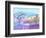 Seaside Market Landscape-April Hartmann-Framed Giclee Print