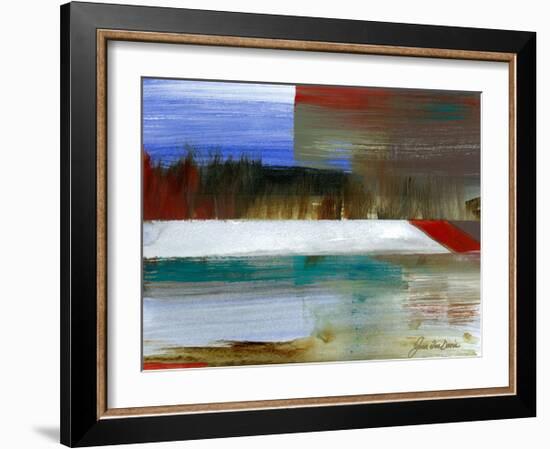 Seaside Meadow-Joan Davis-Framed Art Print